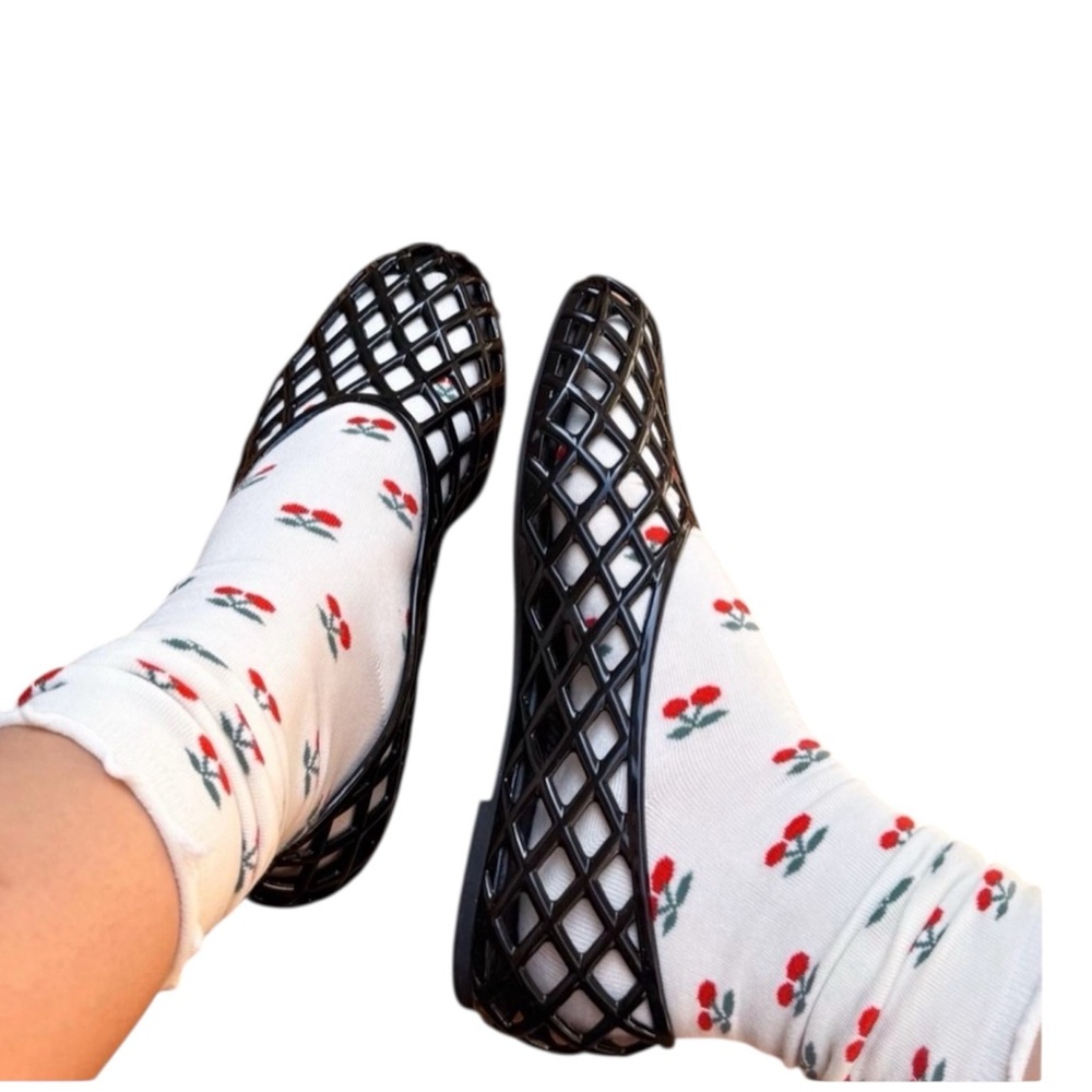 Jellypop Black Women's Jelly Shoes size 6